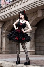 画像7: 【Last one】【ToAlice】F57ローズプリンセススリングワンピース (7)