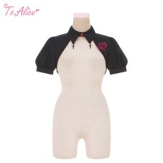 画像1: 【Last one】【ToAlice】F58ローズプリンセスショートボレロ (1)