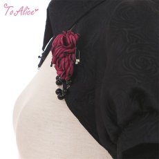 画像2: 【Last one】【ToAlice】F58ローズプリンセスショートボレロ (2)