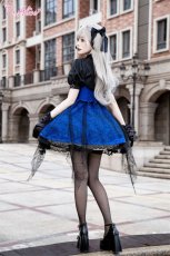 画像6: 【ToAlice】F59 BlueButterflyジャンパースカート (6)
