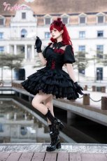 画像7: 【Last one】【ToAlice】F61レッドローズドレス (7)