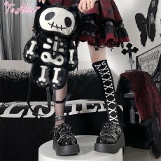 画像15: 【ToAlice】P896スケルトンキャットぬいぐるみバッグ【30%OFF】 (15)