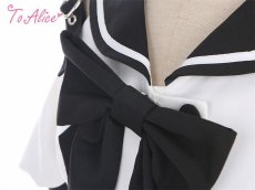 画像3: 【ToAlice】F75電脳少女オープンショルダーセーラートップス【30％OFF】 (3)