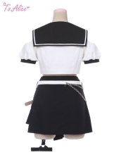 画像7: 【ToAlice】F75電脳少女オープンショルダーセーラートップス【30％OFF】 (7)
