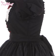 画像3: 【ToAlice】F81 DarkStrawberryPrincessワンピース (3)
