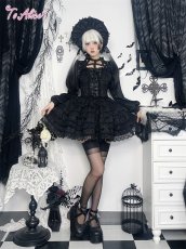 画像10: 【ToAlice】FS65ローズ×クロスハーフボンネットカチューシャ (10)