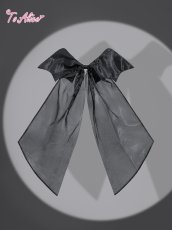 画像1: 【Black Shamrock】FS100ヴァンパイアビッグバックリボン (1)