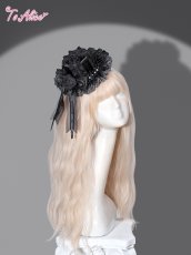 画像1: 【Black Shamrock】FS110 ローズリボンミニハット (1)