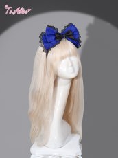 画像1: 【Black Shamrock】FS120 Dark Blue Princessカチューシャ (1)