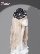 画像1: 【BlackShamrock】FS139 ストライプ×リボンミニハット (1)