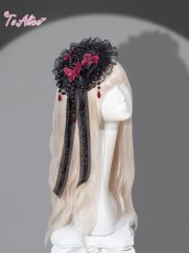 画像1: 【BlackShamrock】FS143Red Butterfly ミニハット (1)