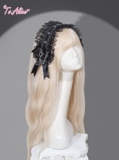 画像1: 【送料無料】FS146レザーリボンヘッドドレス《予約受付》【計5000円以上】 (1)