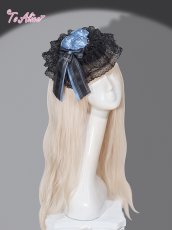 画像1: 【送料無料】FS171Midnight Blue Roseミニハット《予約受付》【計5000円以上】 (1)