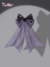 画像1: 【送料無料】FS174 ダブルカラービッグリボンブローチ《予約受付》【計5000円以上】 (1)