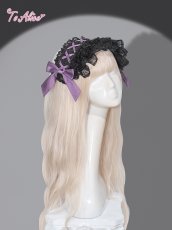 画像1: 【送料無料】FS43 Dark Princess レースアップフリルヘッドドレス《予約受付》【計5000円以上】 (1)