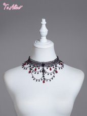 画像1: 【BlackShamrock】 FS75ゴシックチャームチョーカー (1)