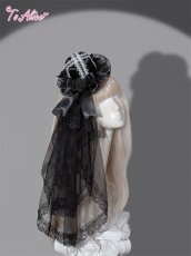 画像1: 【Black Shamrock】FS92 ベール付きミニハット (1)