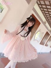 画像10: 【ToAlice】G10ウサギ刺繍中華風シフォンワンピース【50%OFF】 (10)
