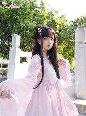 画像13: 【ToAlice】G10ウサギ刺繍中華風シフォンワンピース【50%OFF】 (13)