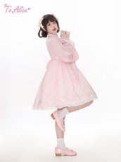 画像7: 【ToAlice】G10ウサギ刺繍中華風シフォンワンピース【50%OFF】 (7)