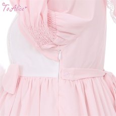 画像3: 【ToAlice】G10ウサギ刺繍中華風シフォンワンピース【50%OFF】 (3)