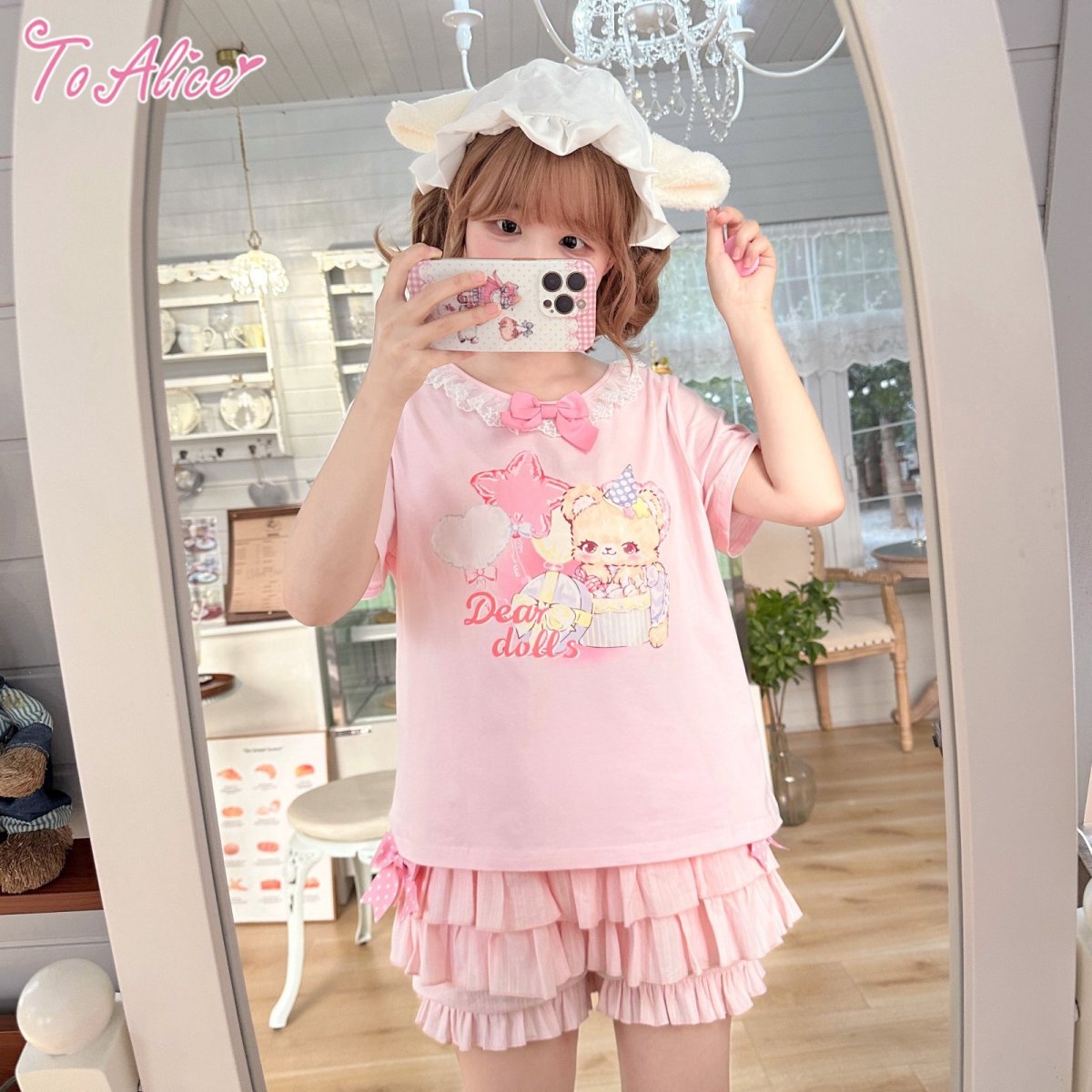 画像10: 【ToAlice】H136ゆめかわくまTシャツ【30％OFF】 (10)