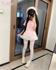 画像22: 【ToAlice】H136ゆめかわくまTシャツ (22)
