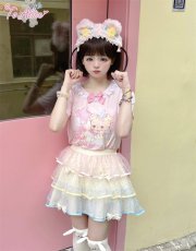 画像14: 【ToAlice】H136ゆめかわくまTシャツ (14)