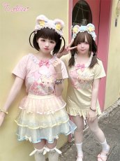 画像7: 【ToAlice】H137ゆめかわくまプリントワンピース (7)