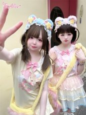 画像9: 【ToAlice】H137ゆめかわくまプリントワンピース (9)