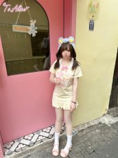 画像4: 【ToAlice】H137ゆめかわくまプリントワンピース (4)