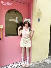 画像3: 【ToAlice】H137ゆめかわくまプリントワンピース (3)