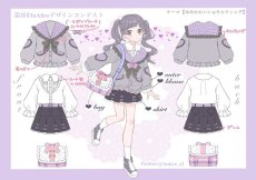画像4: 【ToAlice】C8028【DC】Lovely Heartボックスプリーツスカパン【50％OFF】 (4)