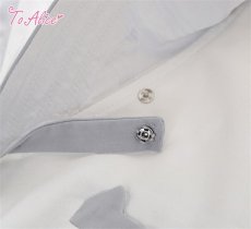画像3: 【Last one】【ToAlice】J181ねこちゃんグレーセーラートップス【本店・通販限定】【30％OFF】 (3)