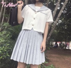 画像5: 【Last one】【ToAlice】J181ねこちゃんグレーセーラートップス【本店・通販限定】【30％OFF】 (5)