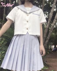 画像7: 【Last one】【ToAlice】J181ねこちゃんグレーセーラートップス【本店・通販限定】【30％OFF】 (7)