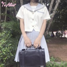 画像8: 【Last one】【ToAlice】J181ねこちゃんグレーセーラートップス【本店・通販限定】【30％OFF】 (8)