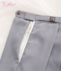 画像3: 【Last one】【ToAlice】J182ねこちゃん刺繍入りプリーツスカート【本店・通販限定】【30％OFF】 (3)