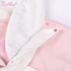 画像4: 【ToAlice】J257イチゴ幼稚園セーラー長袖トップス【本店・通販限定】 (4)