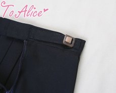 画像3: 【ToAlice】J483プリーツスカート【30％OFF】 (3)