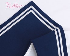 画像7: 【Last one】【ToAlice】J594ボタン刺繡セーラーリボントップス【本店・通販限定】【50％OFF】 (7)