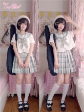 画像13: 【Last one】【ToAlice】J598アボカド半袖セーラートップス【本店・通販限定】【30％OFF】 (13)