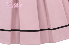 画像7: 【ToAlice】J642ブラック×ピンクポリス風ワンピース【30%OFF】 (7)