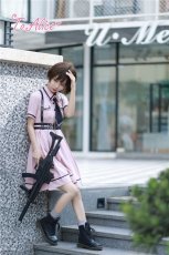 画像27: 【ToAlice】J642ブラック×ピンクポリス風ワンピース【30%OFF】 (27)