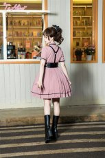 画像24: 【ToAlice】J642ブラック×ピンクポリス風ワンピース【30%OFF】 (24)