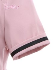 画像5: 【ToAlice】J642ブラック×ピンクポリス風ワンピース【30%OFF】 (5)