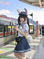 画像16: 【ToAlice】S2760うさみみ付きポリス風ボーラーハット【本店・通販限定】 (16)