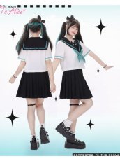 画像13: 【ToAlice】J951小悪魔セーラートップス【本店・通販限定】【30％OFF】 (13)