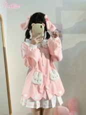 画像7: 【ToAlice】J957ライン入りホワイトプリーツスカパン【本店・通販限定】【30%OFF】 (7)