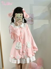 画像6: 【ToAlice】J957ライン入りホワイトプリーツスカパン【本店・通販限定】【30%OFF】 (6)